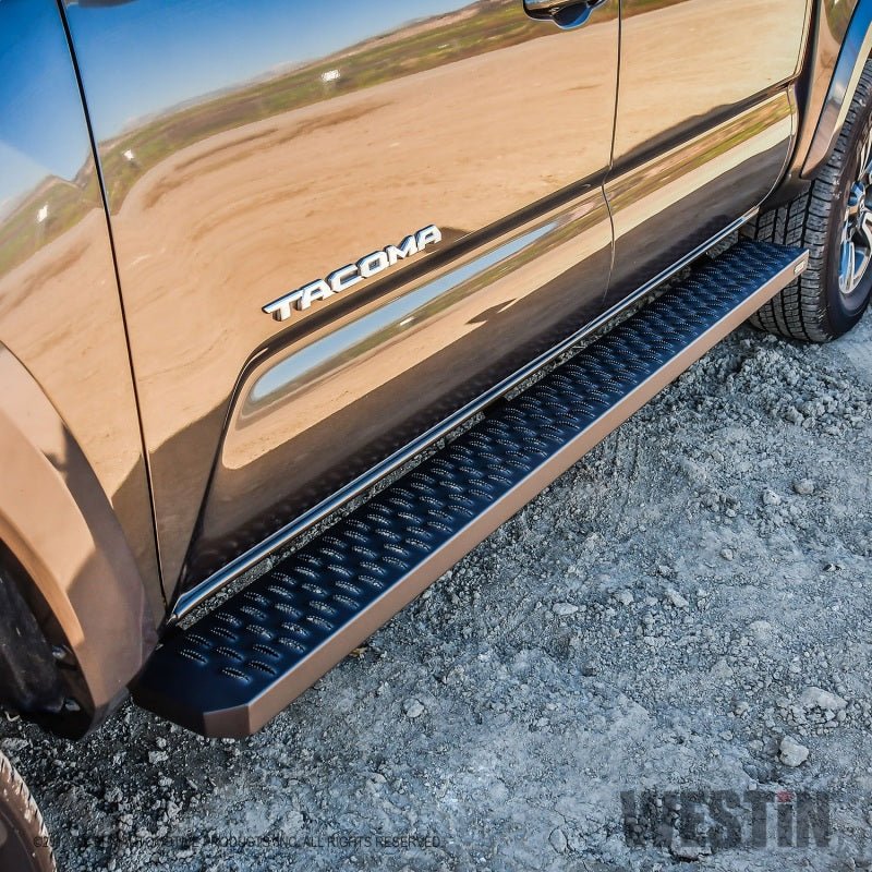 Westin - Westin Grate Steps Running Boards 79 in - Textured Black - Demon Performance