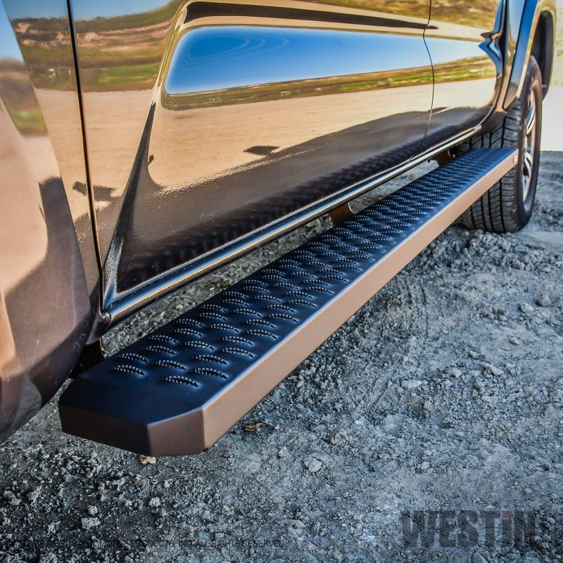 Westin - Westin Grate Steps Running Boards 79 in - Textured Black - Demon Performance