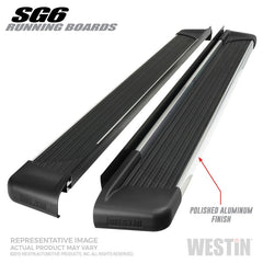 Westin - Westin Polished Aluminum Running Board 68.4 inches SG6 Running Boards - Polished - Demon Performance
