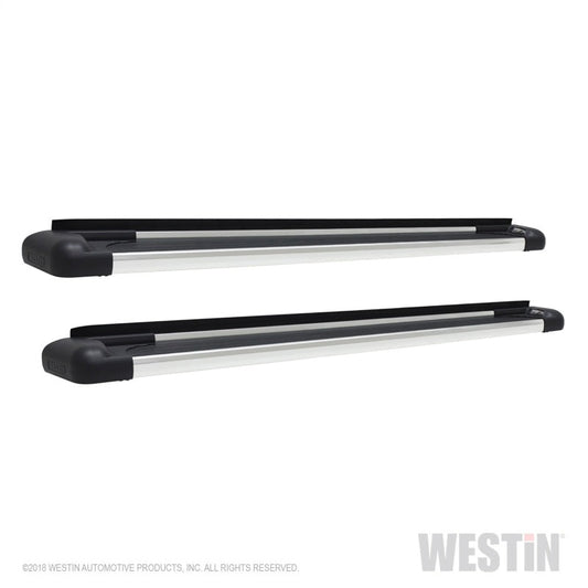 Westin - Westin SG6 Polished Aluminum Running Boards 85.5 in - Demon Performance
