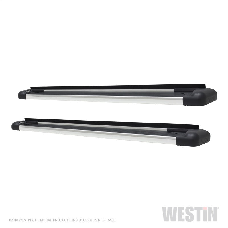 Westin - Westin SG6 Polished Aluminum Running Boards 85.50 in - Demon Performance