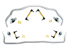 Whiteline - Whiteline 15 - 20 Ford Mustang GT/GT Premium/EcoBoost/EcoBoost Premium Front & Rear Sway Bar Kit - Demon Performance