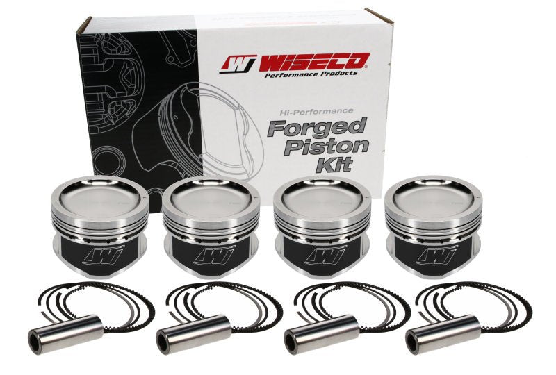 Wiseco - Wiseco Nissan KA24 Dished - 9cc 10.5:1 89.0MM Piston Shelf Stock - Demon Performance