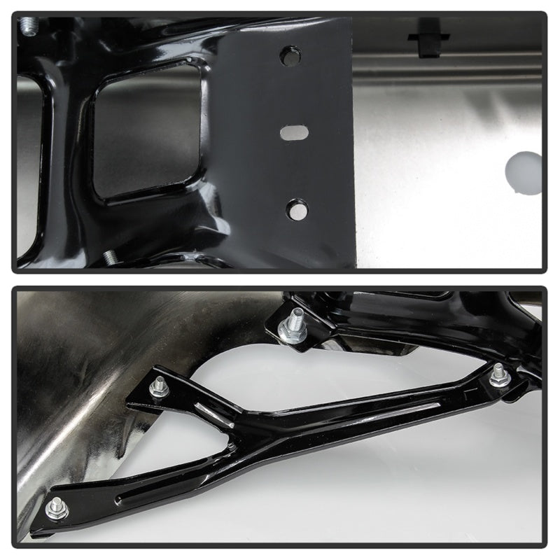 SPYDER - xTune 09 - 18 Dodge Ram 1500 w/Parking Sensor OEM Style Steel Rear Bumper - Chrome RB - DR09 - SET - WS - C - Demon Performance