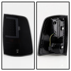 SPYDER - xTune 13 - 18 Dodge Ram 1500 (LED Model Only) LED Tail Lights - Blk Smk (ALT - ON - DRAM13V2 - LBLED - BSM) - Demon Performance