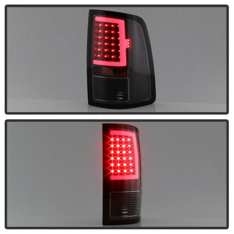 SPYDER - xTune 13 - 18 Dodge Ram 1500 LED Tail Lights - Black (ALT - ON - DRAM13V2 - LBLED - BK) - Demon Performance