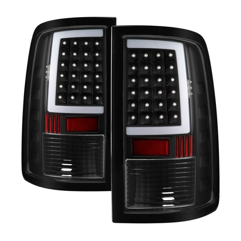 SPYDER - xTune 13 - 18 Dodge Ram 1500 LED Tail Lights - Black (ALT - ON - DRAM13V2 - LBLED - BK) - Demon Performance