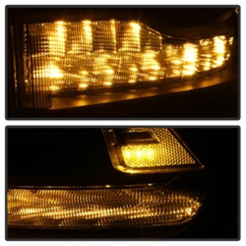 SPYDER - xTune Dodge Ram 13 - 17 ( w/ Factory Projector LED) Projector Headlight - Black HD - JH - DR13 - P - BK - Demon Performance