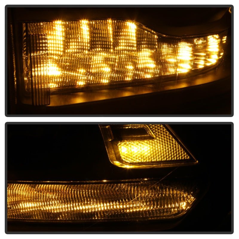 SPYDER - xTune Dodge Ram 13 - 17 ( w/ Factory Projector LED) Projector Headlight - Black HD - JH - DR13 - P - BK - Demon Performance