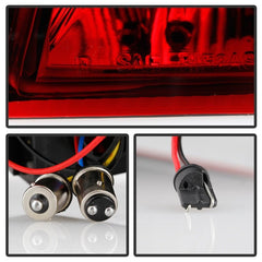 SPYDER - Xtune Porsche 911 996 ( Non 4S. Turbo. GT3 ) 99 - 04 LED Tail Lights Red Clear ALT - ON - P99699 - LED - RC - Demon Performance