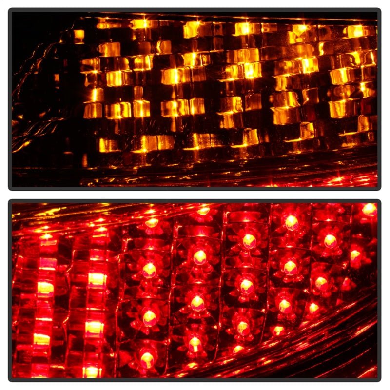 SPYDER - Xtune Porsche 911 996 ( Non 4S. Turbo. GT3 ) 99 - 04 LED Tail Lights Red Clear ALT - ON - P99699 - LED - RC - Demon Performance