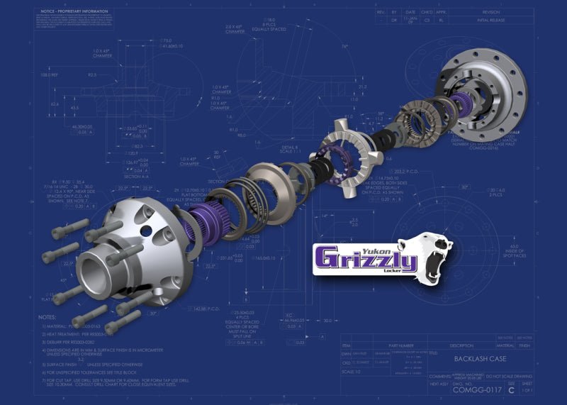 Yukon Gear & Axle - Yukon Gear Grizzly Locker For Nissan Titan Rear w/ 32 Splines - Demon Performance