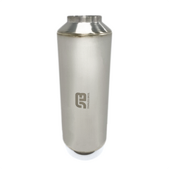 Stainless Bros 12in Overall Length 3.5in SS304 Matte Finish Lightweight Race Muffler