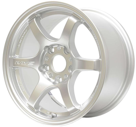 Gram Lights 57DR 15x8.0 +35 5-114.3 Sunlight Silver Wheel