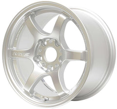 Gram Lights 57DR 15x8.0 +35 5-114.3 Sunlight Silver Wheel