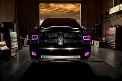 Oracle Lighting 09-18 RAM 1500 Sport ColorSHIFT Halo Headlights - Blk Housing w/BC1 Controller