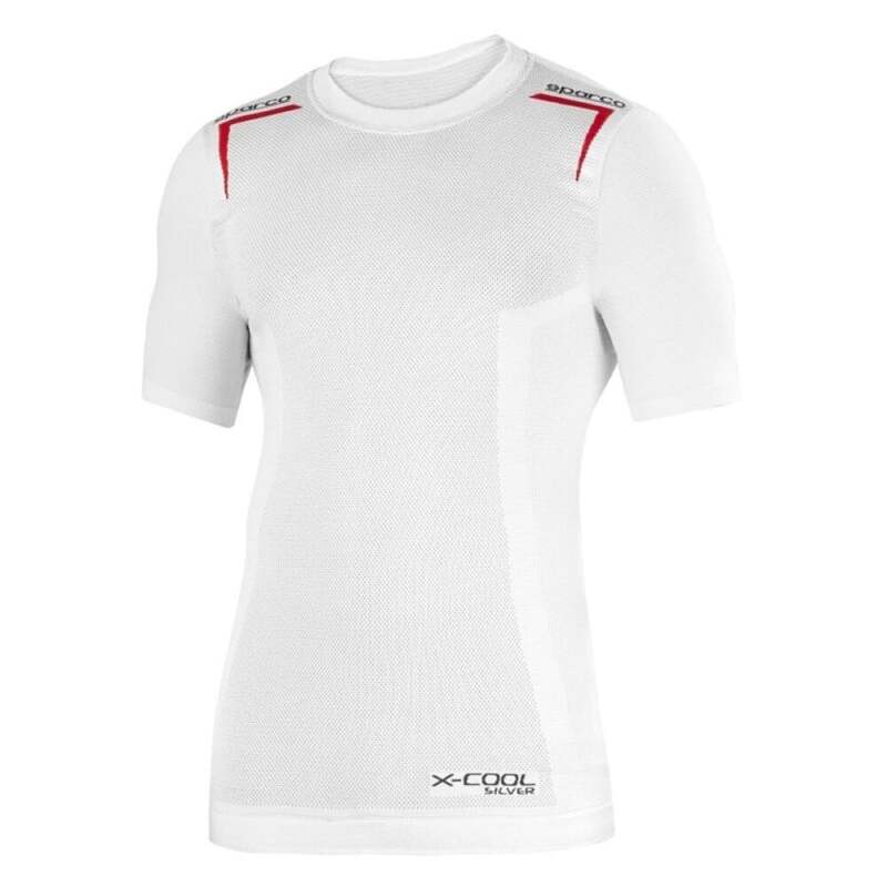 Sparco T-Shirt K-Carbon Ml White