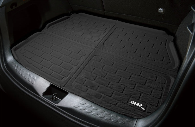 3D MAXpider - 3D Maxpider 11 - 23 Dodge Challenger W/ Subwoofer Kagu Black Cross Fold Cargo Liner - Demon Performance