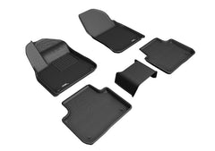 3D MAXpider - 3D MAXpider 2019-2019 Porsche Cayenne Kagu 1st & 2nd Row Floormats - Black - Demon Performance