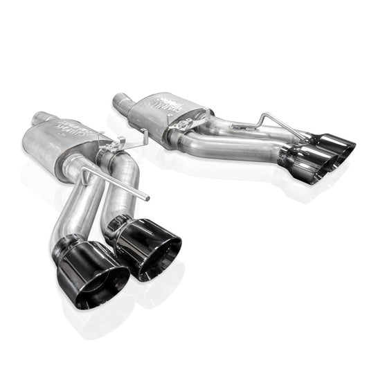Stainless Works 22-25 Cadillac CT5-V Blackwing Axleback Exhaust - Black Chrome Tips
