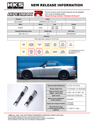 HKS Hipermax R AP1/AP2