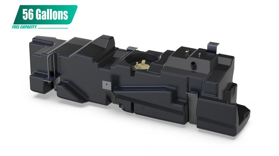 S&B - 56 Gallon Replacement Fuel Tank For 2011 - 2016 Ford Powerstroke 6.7L Crew Cab Short Bed S&B Tanks - Demon Performance