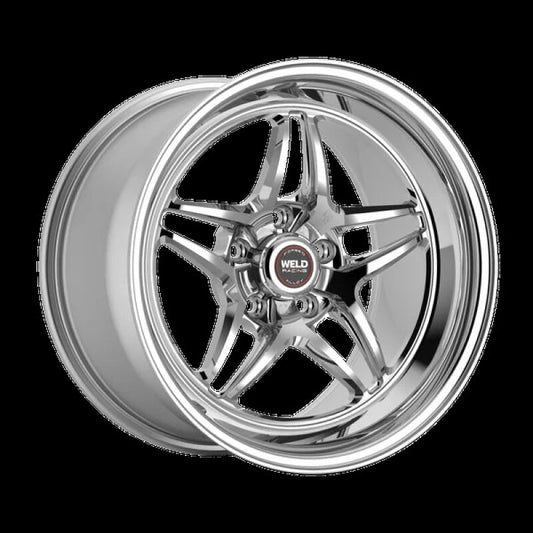 Weld S81 18x11 / 5x115 BP / 6.1in BS Polished Wheel (High Pad) - Non-Beadlock