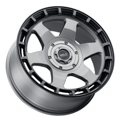 Weld Off-Road Ridge 20x9 - 8x170 BP - ET0 - 125.1mm CB - Satin Gunmetal Wheel (Black Ring)
