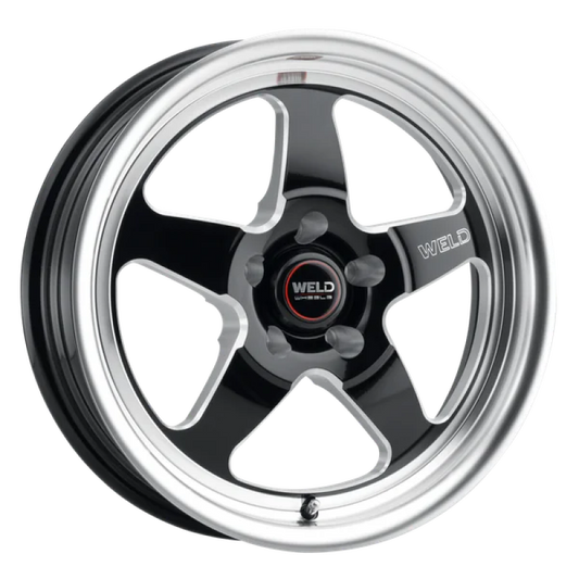 Weld 17x10 Ventura Drag 5x114.3 ET49 BS 7.42 Gloss BLK MIL DIA 78.1
