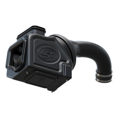 Cold Air Intake For 17-19 Chevrolet Silverado GMC Sierra V8-6.6L L5P Duramax Dry Extendable White S&B
