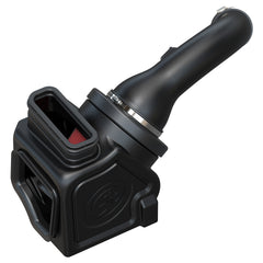 Cold Air Intake For 17-19 Chevrolet Silverado GMC Sierra V8-6.6L L5P Duramax Cotton Cleanable Red S&B