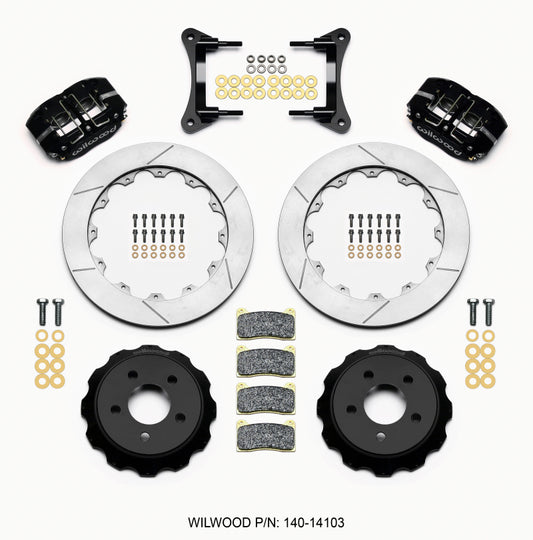 Wilwood Dynapro Radial Front Drag Kit 12.88 Vented 2015-Up Mustang