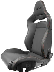 Sparco Seat SPX Special Edition Black/Red w/ Matte Carbon Shell - Right
