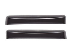 WeatherTech 04-24 Nissan Titan/16-24 Nissan Titan XD Rear Window Deflectors - Matte Black