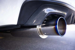 Greddy PE-TR Rolled Tip-Burnt-Ti L 130mm x 115mm