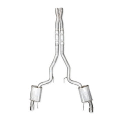 Stainless Works 2024 Mustang GT Catback Dual Tips Redline Sound X-Pipe Factory Connect Exhaust
