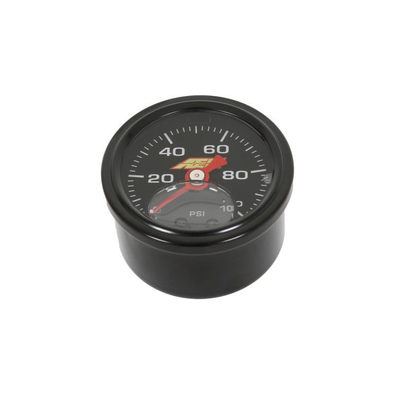 AEM - AEM 0 - 100 PSI Liquid Filled Mechanical Pressure Gauge - 1/8 NPT - Demon Performance