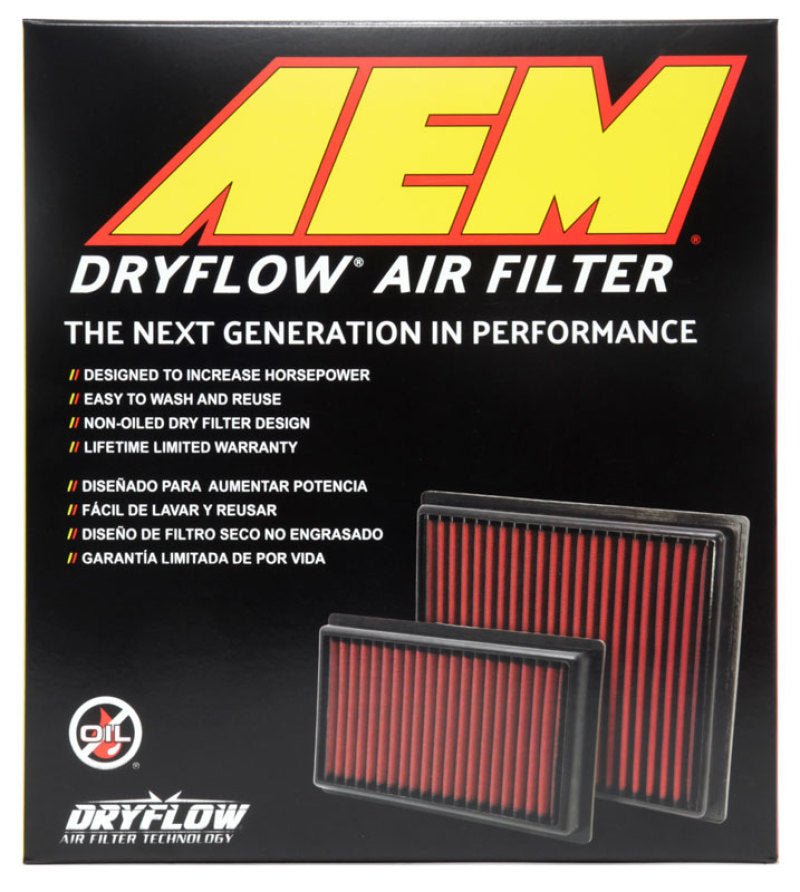 AEM Induction - AEM 10 - 18 Lexus RX350 V6 - 3.5L F/I DryFlow Air Filter - Demon Performance