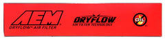 AEM Induction - AEM 10 - 18 Lexus RX350 V6 - 3.5L F/I DryFlow Air Filter - Demon Performance