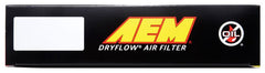 AEM Induction - AEM 10 - 18 Lexus RX350 V6 - 3.5L F/I DryFlow Air Filter - Demon Performance