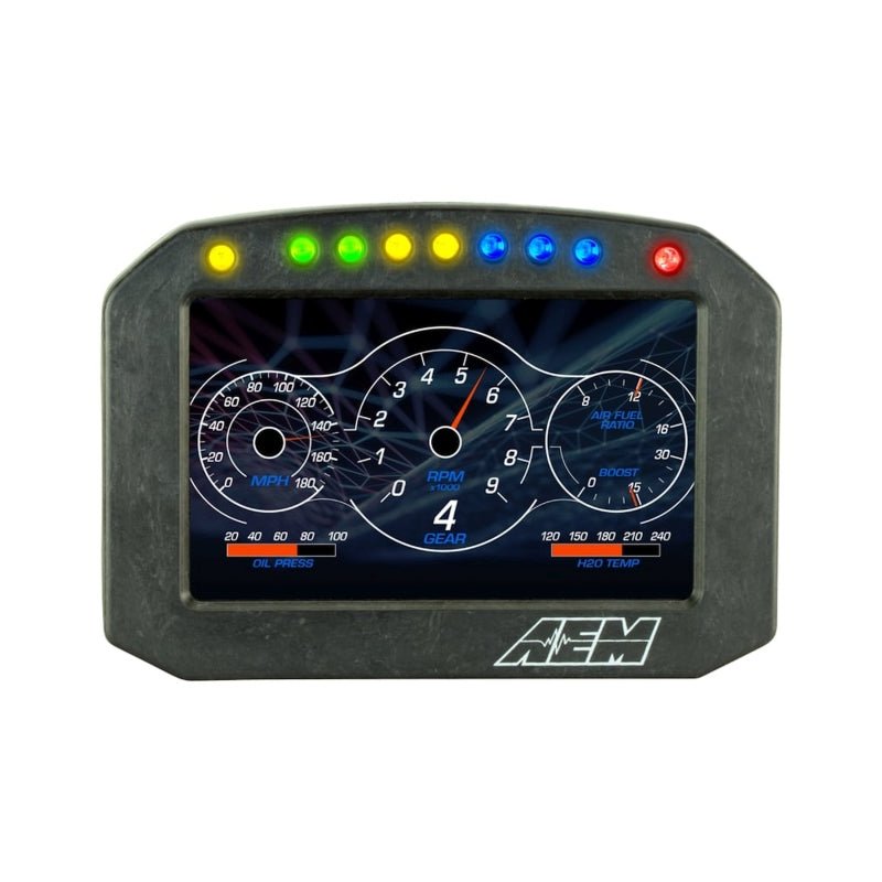 AEM - AEM CD - 5 Carbon Flush Digital Dash Display - Demon Performance