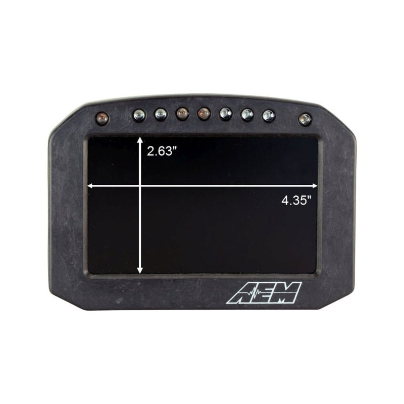 AEM - AEM CD - 5LG Carbon Logging Flush Digital Dash Display w/ Internal 20Hz GPS & Antenna - Demon Performance