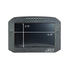 AEM - AEM CD - 7G Carbon Flush Digital Dash Display w/ Internal 20Hz GPS & Antenna - Demon Performance