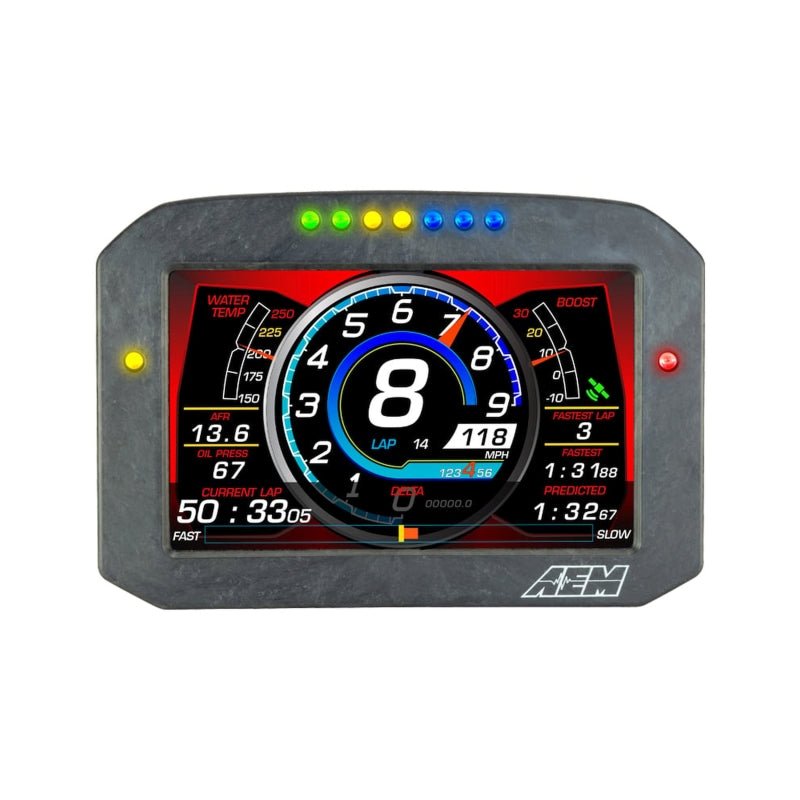 AEM - AEM CD - 7L Carbon Logging Flush Digital Dash Display - Demon Performance