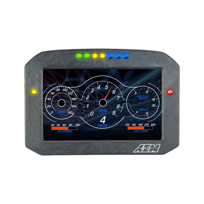 AEM - AEM CD - 7L Carbon Logging Flush Digital Dash Display - Demon Performance