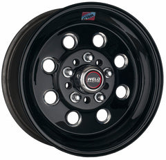 Weld Draglite 15x3.5 / 5x4.5 /4.75 BP / 1.375 BS Gloss Black Wheel - Non-Beadlock
