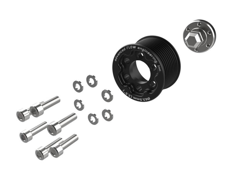 aFe - aFe 15 - 23 Dodge Challenger / 15 - 23 Dodge Charger SRT Hellcat 2.50in Supercharger Power Pulley Kit - Demon Performance