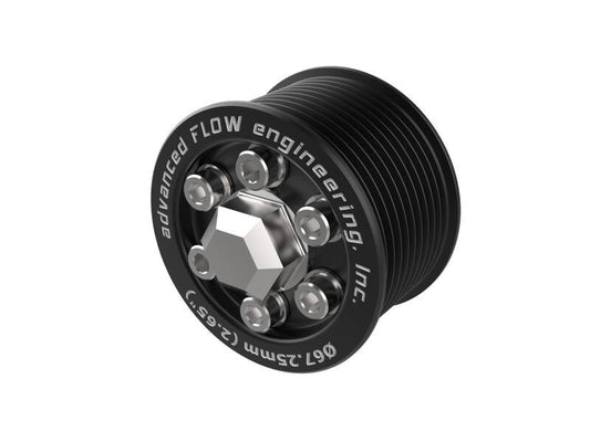 aFe - aFe 15 - 23 Dodge Challenger / 15 - 23 Dodge Charger SRT Hellcat 2.65in Supercharger Power Pulley Kit - Demon Performance