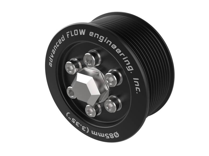 aFe - aFe 15 - 23 Dodge Challenger / 15 - 23 Dodge Charger SRT Hellcat 3.35in Supercharger Power Pulley Kit - Demon Performance