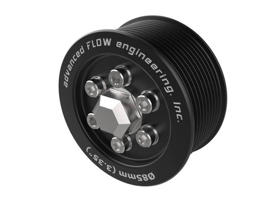 aFe - aFe 15 - 23 Dodge Challenger / 15 - 23 Dodge Charger SRT Hellcat 3.35in Supercharger Power Pulley Kit - Demon Performance
